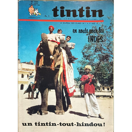 Tintin hebdomadaire n°1004