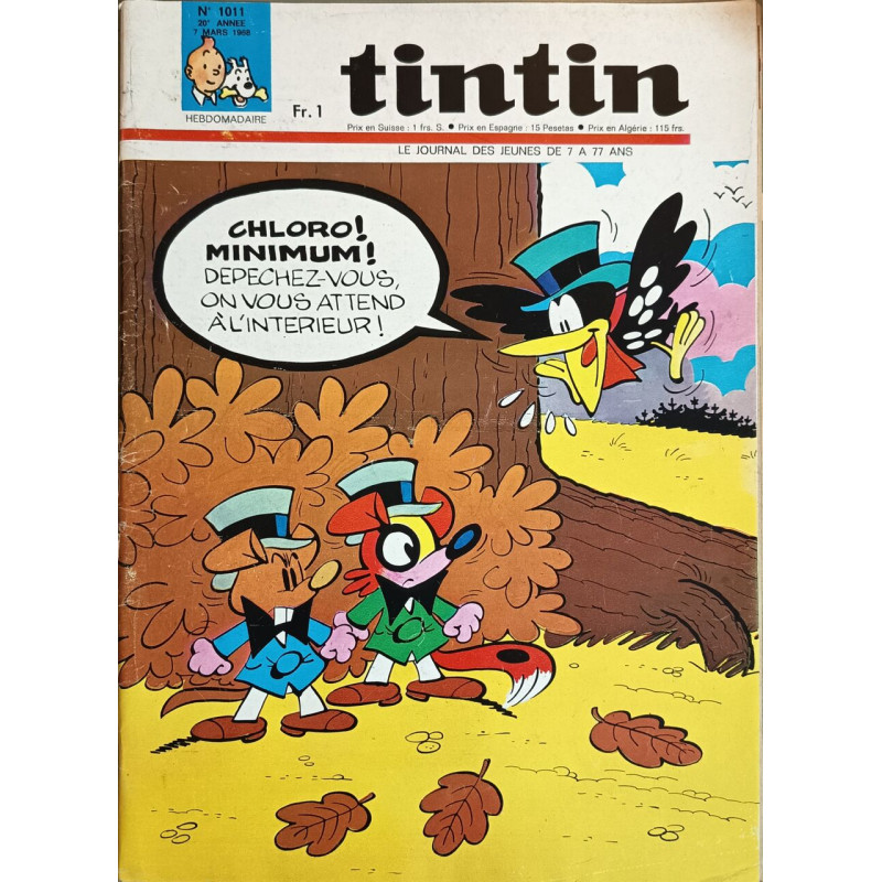 Tintin hebdomadaire n° 1011