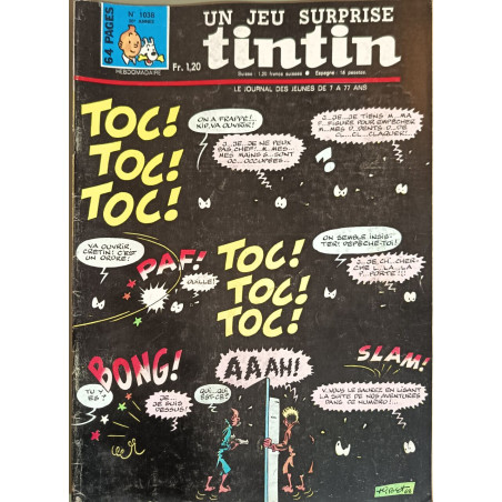 Tintin hebdomadaire n°1038