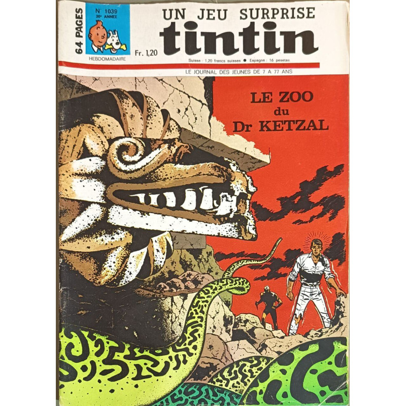 Tintin hebdomadaire n°1039