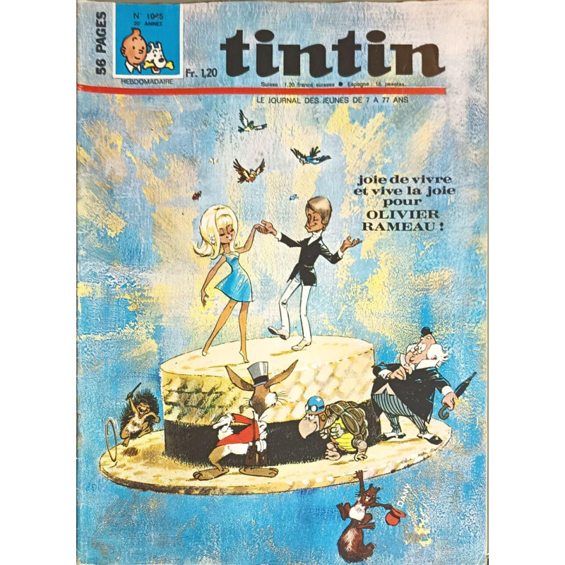 Tintin hebdomadaire n°1045