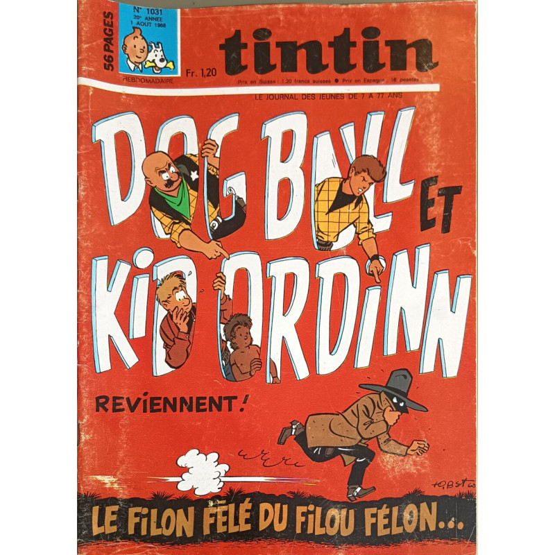 Tintin hebdomadaire n°1031
