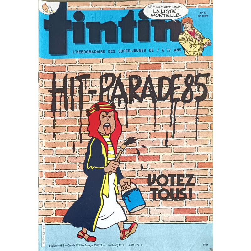 Tintin hebdomadaire n°20