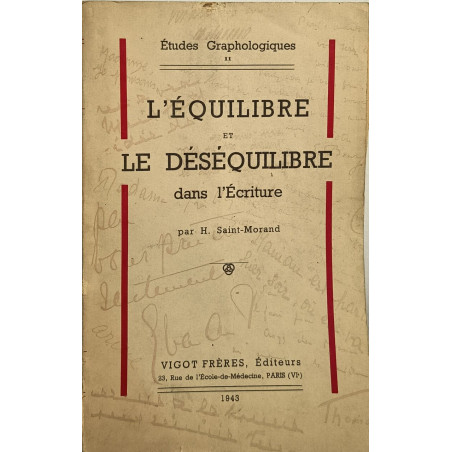 L'équilibre et le déséquilibre dans l'écriture