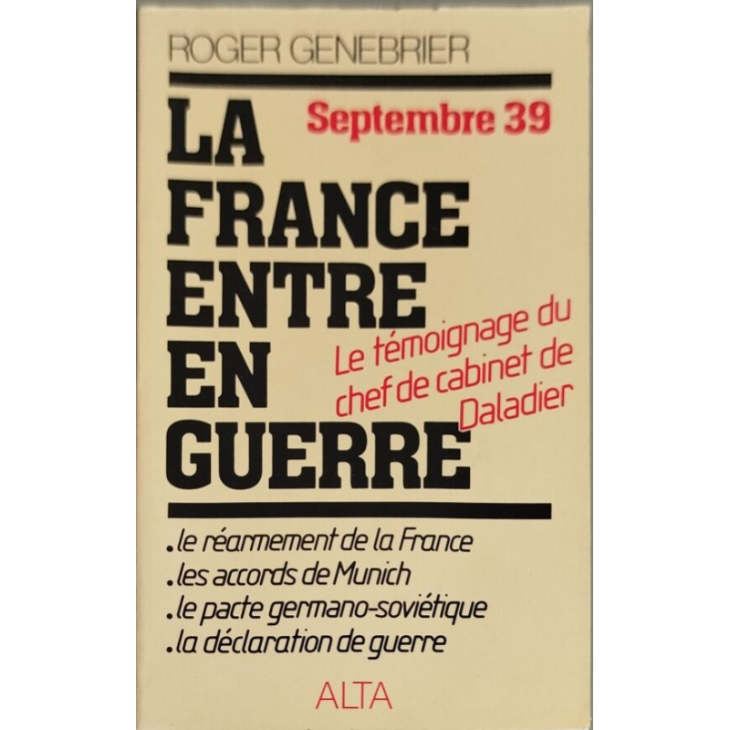 La France entre en guerre