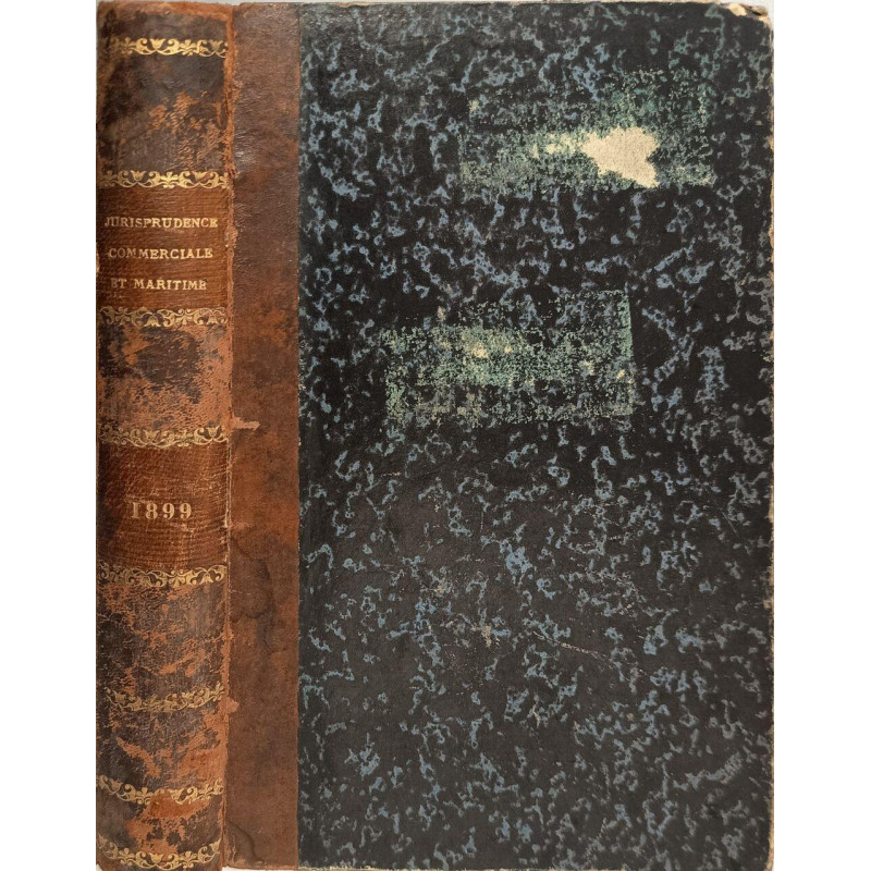 Journal de jurisprudence commerciale et maritime - tome LXXVII