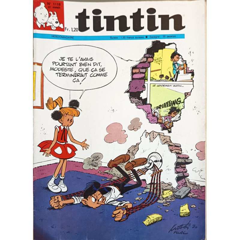 Tintin hebdomadaire n°1118