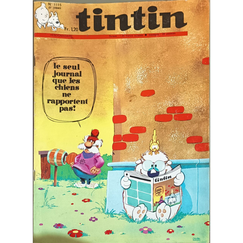 Tintin hebdomadaire n°1115