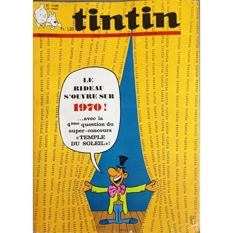 Tintin hebdomadaire n°1106