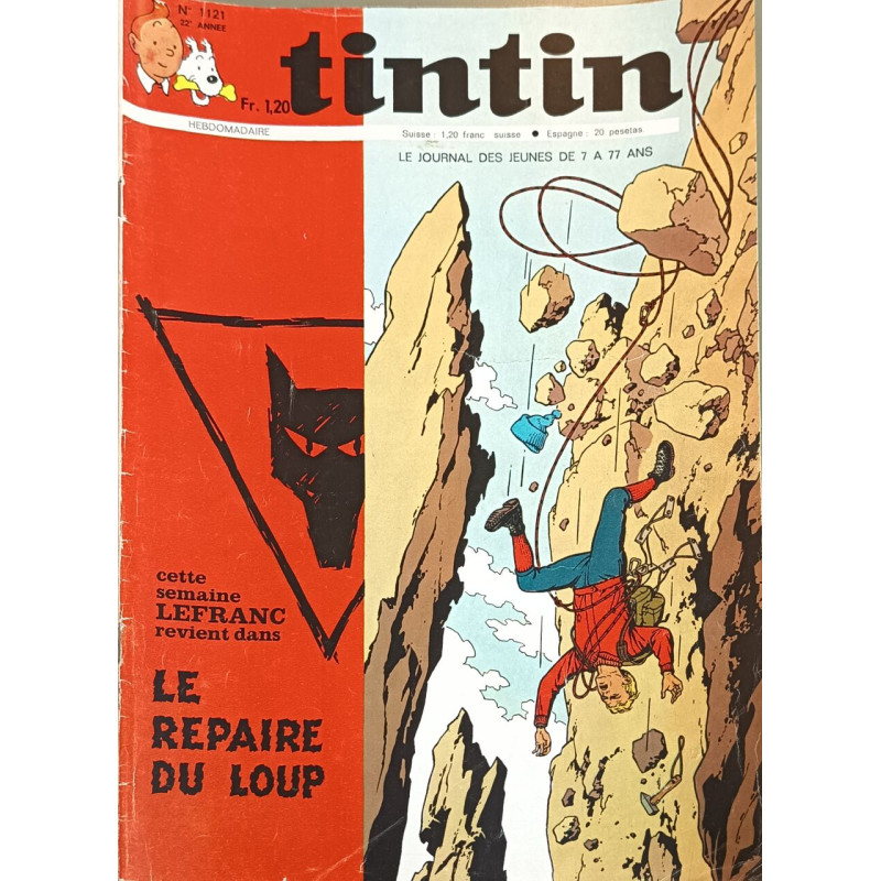 Tintin hebdomadaire n°1121