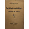 Contribution à l'étude de la fatigue et de l'entraînement chez les...