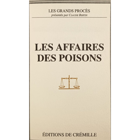 Les affaires des poisons