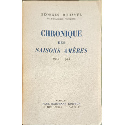 Chronique des saisons amères