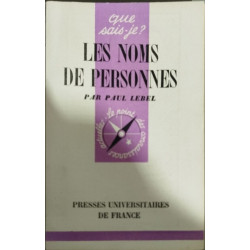 Les noms de personnes