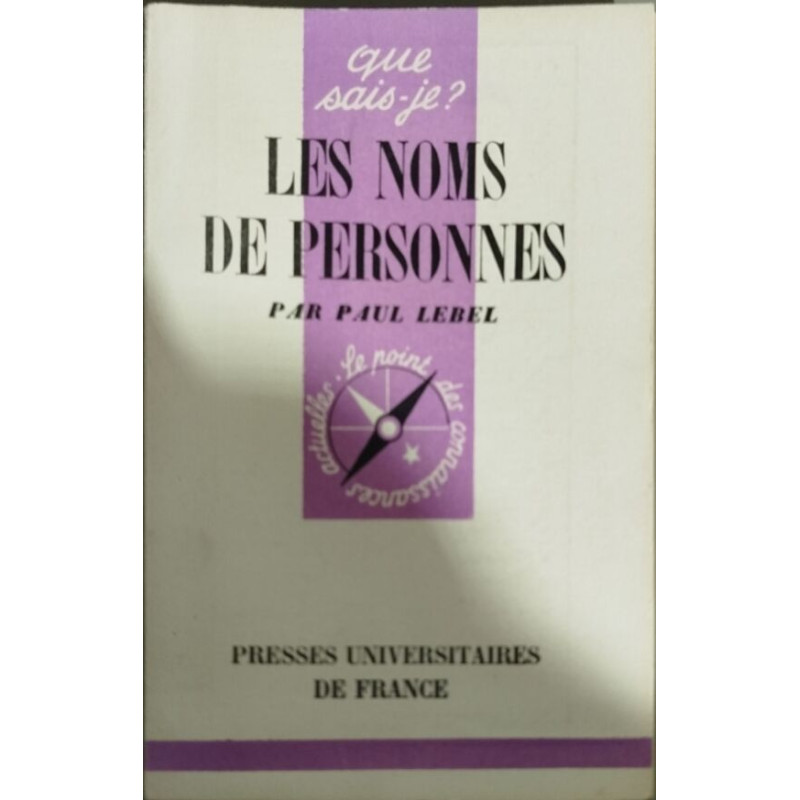 Les noms de personnes