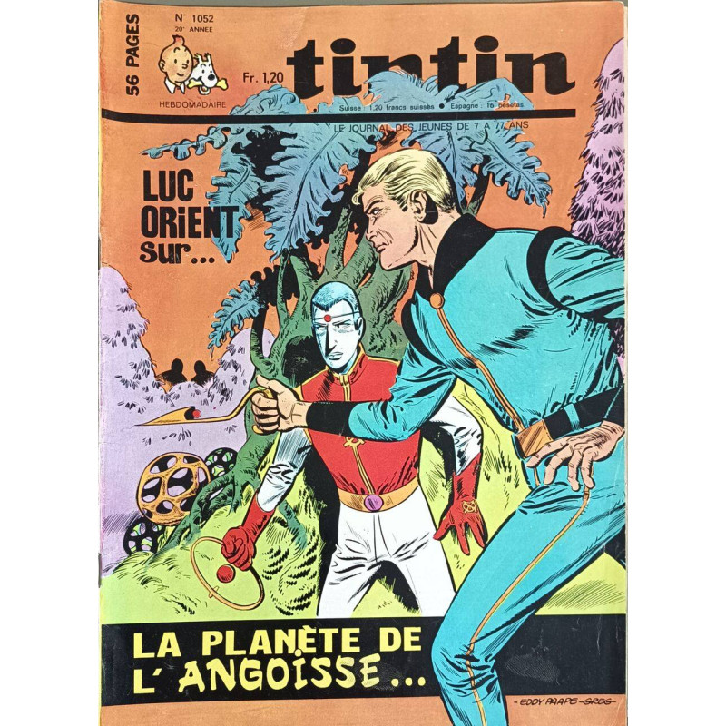 Tintin hebdomadaire n°1052