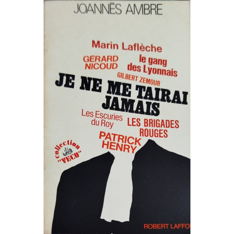 Je ne me tairai jamais