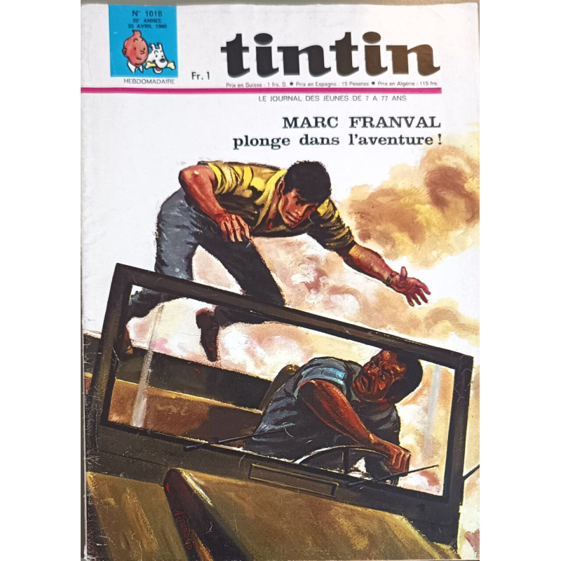 Tintin hebdomadaire n°1018