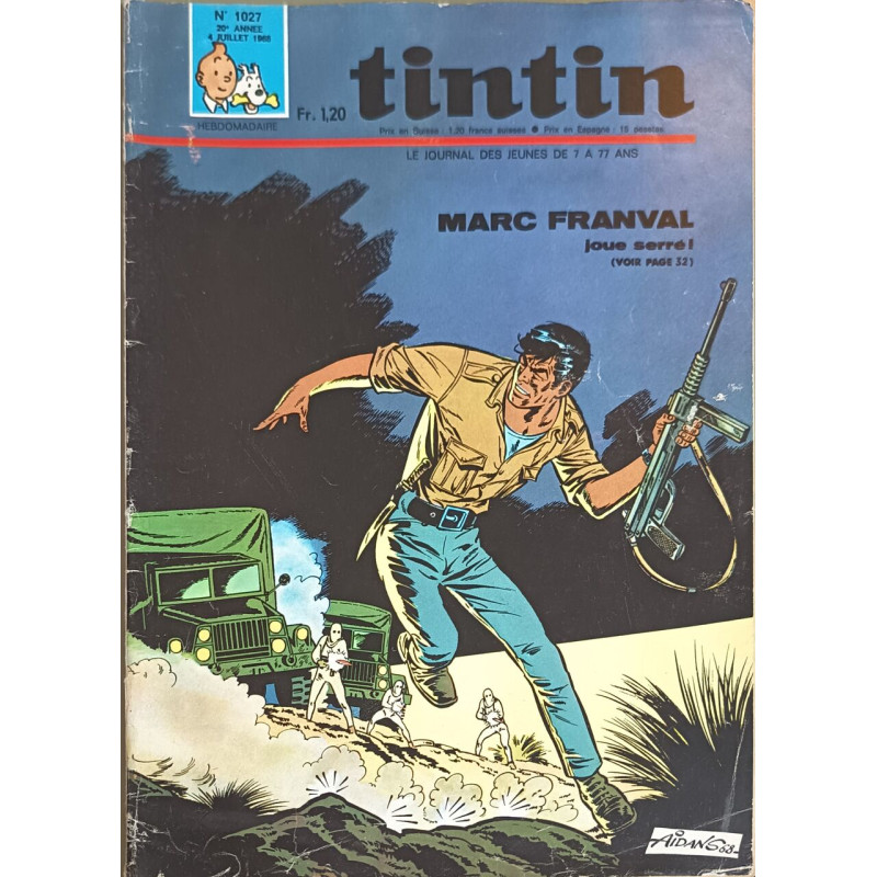 Tintin hebdomadaire n°1027