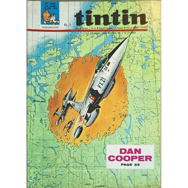Tintin hebdomadaire n°1023