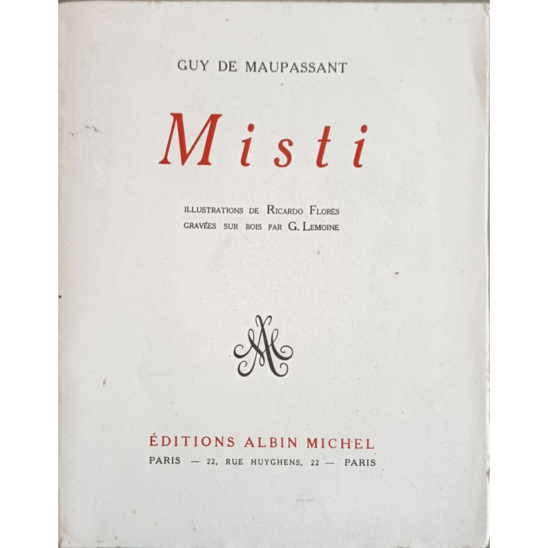Misti - illustrations de Ricardo Florès gravées sur bois par G.Lemoine