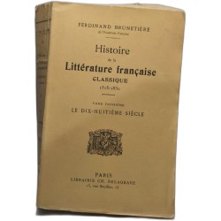 Histoire de la Littérature française classique Tome 3