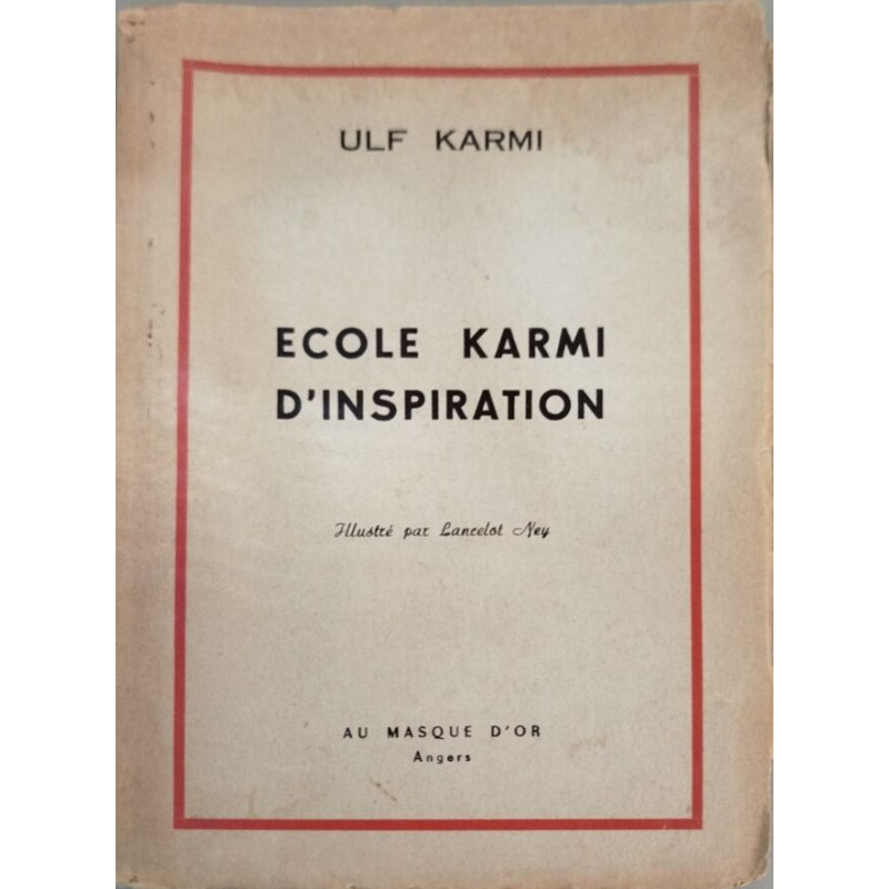 École Karmi d'inspiration - EO dédicacé par l'auteur pour...