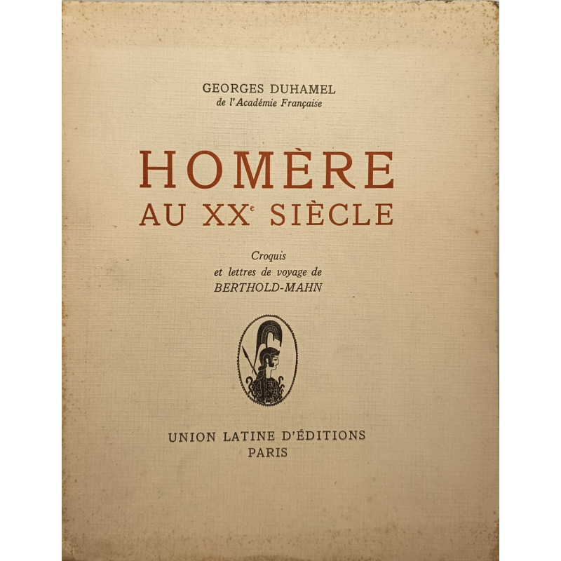 Homère au XXe siècle -EO Croquis et lettres de voyage de Berthold-Mahn