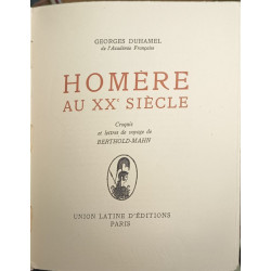 Homère au XXe siècle -EO Croquis et lettres de voyage de Berthold-Mahn