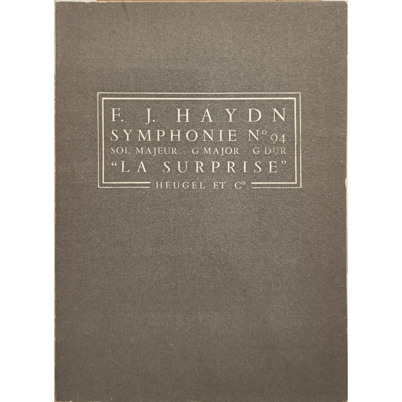 Symphonie N° 94 (6) "La Surprise"