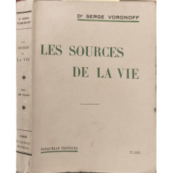 Les sources de la vie - illustré de 8 planches hors-texte en...