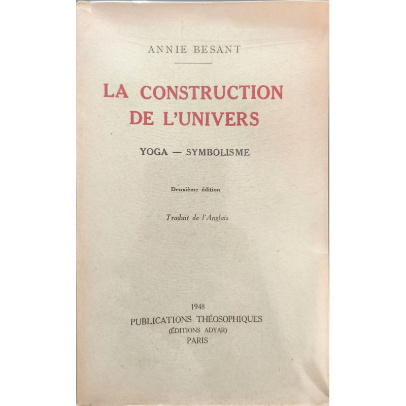 La construction de l'univers