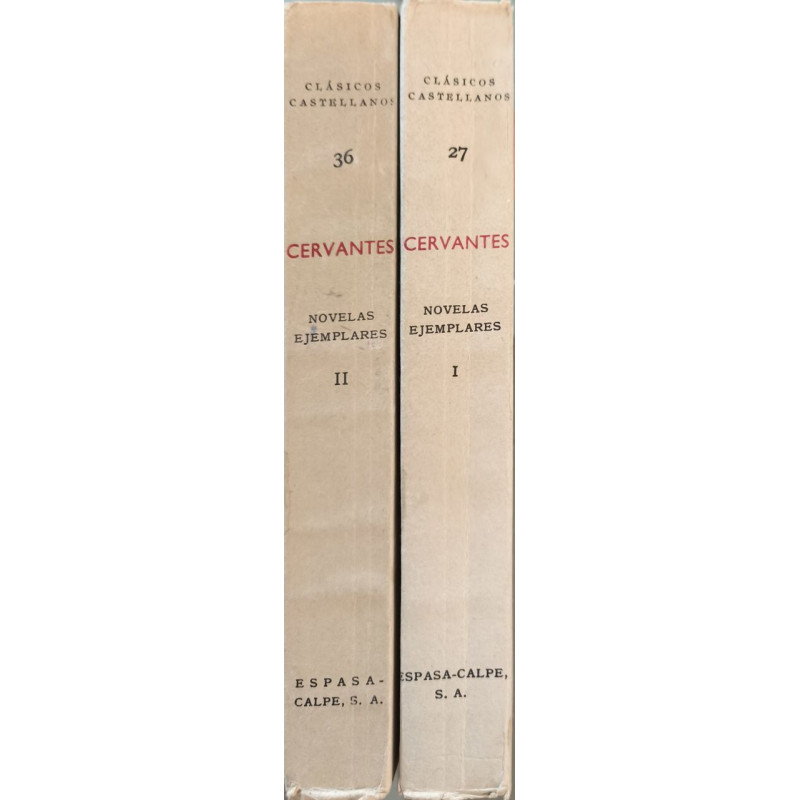 Novelas ejemplares tome 1 et 2