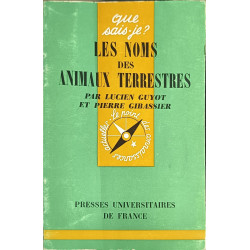 Que sais-je ? Les noms des animaux terrestres