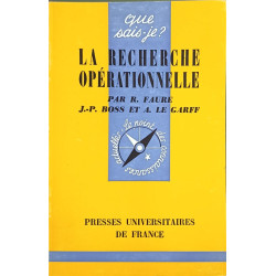 La recherche opérationnelle