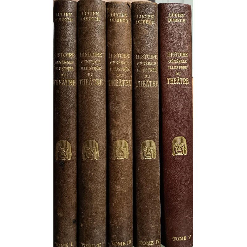 Histoire générale illustrée du théâtre en 5 tomes (complet )