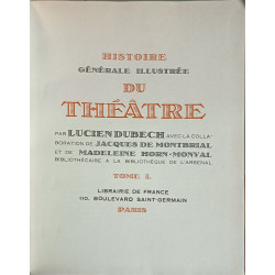 Histoire générale illustrée du théâtre en 5 tomes (complet )