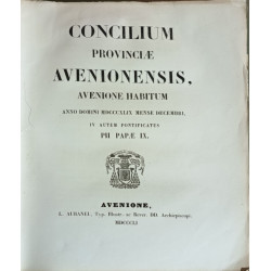 Concilium Provinciae Avinionensis Avinione habitum