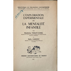 L'exploration expérimentale de la mentalité infantile