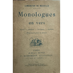 Monologues en vers