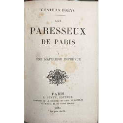 Les Paresseux de Paris en 2 volumes (complet)