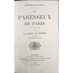 Les Paresseux de Paris en 2 volumes (complet)