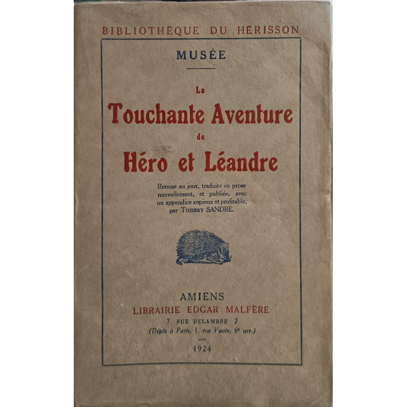 La Touchante Aventure de Héro et Léandre EO