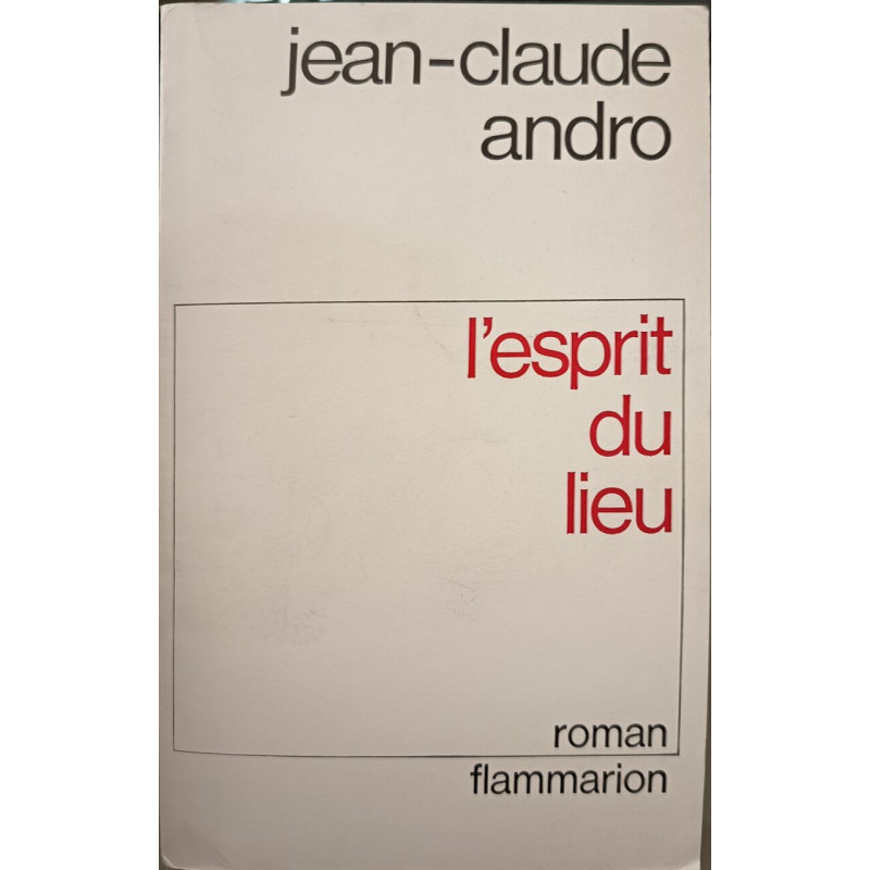 L'esprit du lieu - dédicacé par l'auteur
