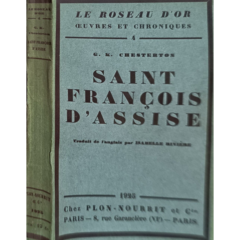 Saint François d'Assise numéroté 3115/5000
