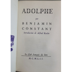 Adolphe exemplaire numéroté 51/250
