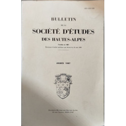 Bulletin de la Société d'études des Hautes-Alpes/ année 1987