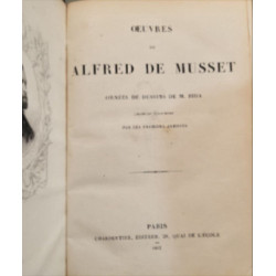 Oeuvres de Alfred de Musset ornées de dessins de M. Bida gravés en...