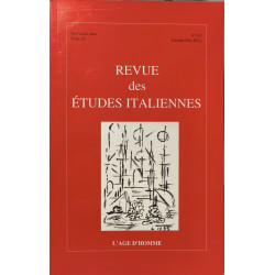 Revue des études italiennes