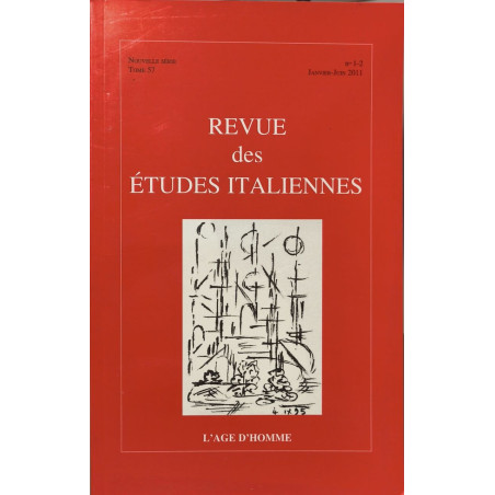 Revue des études italiennes